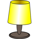 download Table Lamp clipart image with 0 hue color