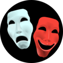download Theatre clipart image with 180 hue color