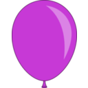 download Balloon clipart image with 225 hue color