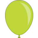 download Balloon clipart image with 0 hue color