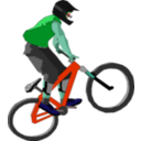 download Biker clipart image with 135 hue color