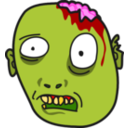 download Zombi Zombie clipart image with 0 hue color