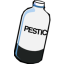 download Pesticide Bottle clipart image with 180 hue color
