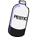 download Pesticide Bottle clipart image with 225 hue color