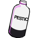 download Pesticide Bottle clipart image with 270 hue color