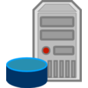 download Server Database clipart image with 0 hue color