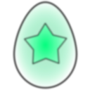 download Easter Egg Star clipart image with 90 hue color