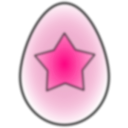 download Easter Egg Star clipart image with 270 hue color