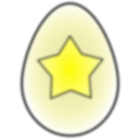 download Easter Egg Star clipart image with 0 hue color