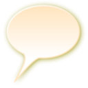download 3d Rounded Speech Bubble clipart image with 180 hue color