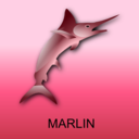 download Marlin clipart image with 135 hue color