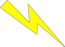 Lightning Yellow With Black Outline