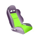 download Racing Seat clipart image with 90 hue color