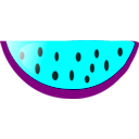 download Watermelon1 clipart image with 180 hue color