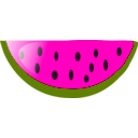 download Watermelon1 clipart image with 315 hue color