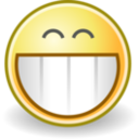 download Tango Face Grin clipart image with 0 hue color