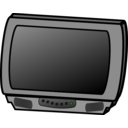 download Television clipart image with 90 hue color