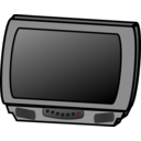 download Television clipart image with 270 hue color