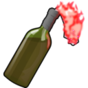 download Molotov Cocktail clipart image with 315 hue color