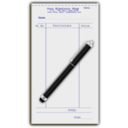 download Pen With Slip clipart image with 0 hue color