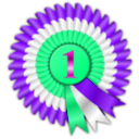 download Rosette clipart image with 270 hue color