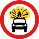 download Roadsign Kaboom clipart image with 0 hue color