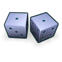 download Dice 11 clipart image with 180 hue color