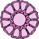 download Rosette 2 clipart image with 270 hue color