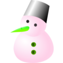 download Snow Man clipart image with 90 hue color