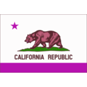 download Flag Of California Thin Border clipart image with 315 hue color