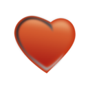 download Heart Cuore clipart image with 0 hue color