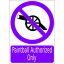 download War Prohibited clipart image with 270 hue color