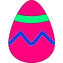 download Easter Egg Yellow clipart image with 270 hue color