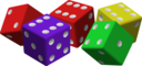 Five Colored Dice