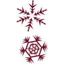 download Snow Flakes clipart image with 135 hue color