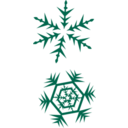 download Snow Flakes clipart image with 315 hue color