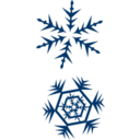 download Snow Flakes clipart image with 0 hue color