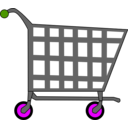 download Basic Shopping Cart clipart image with 90 hue color