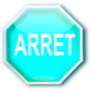 download Arret clipart image with 180 hue color