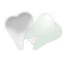download Tooth Cut In Half clipart image with 135 hue color