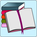 download Books Icon clipart image with 315 hue color
