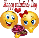 Happy Valentine Smiley Emoticon