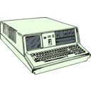 download 70s Era Portable Computer clipart image with 45 hue color