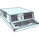 download 70s Era Portable Computer clipart image with 135 hue color