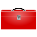 download Red Toolbox clipart image with 0 hue color