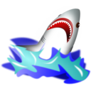 download Shark clipart image with 0 hue color