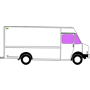 download Box Truck clipart image with 90 hue color