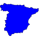 download Spain Peninsule 01 clipart image with 0 hue color