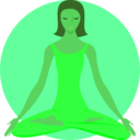 download Meditating Buddhist clipart image with 90 hue color
