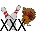 download Bowling Turkey clipart image with 0 hue color